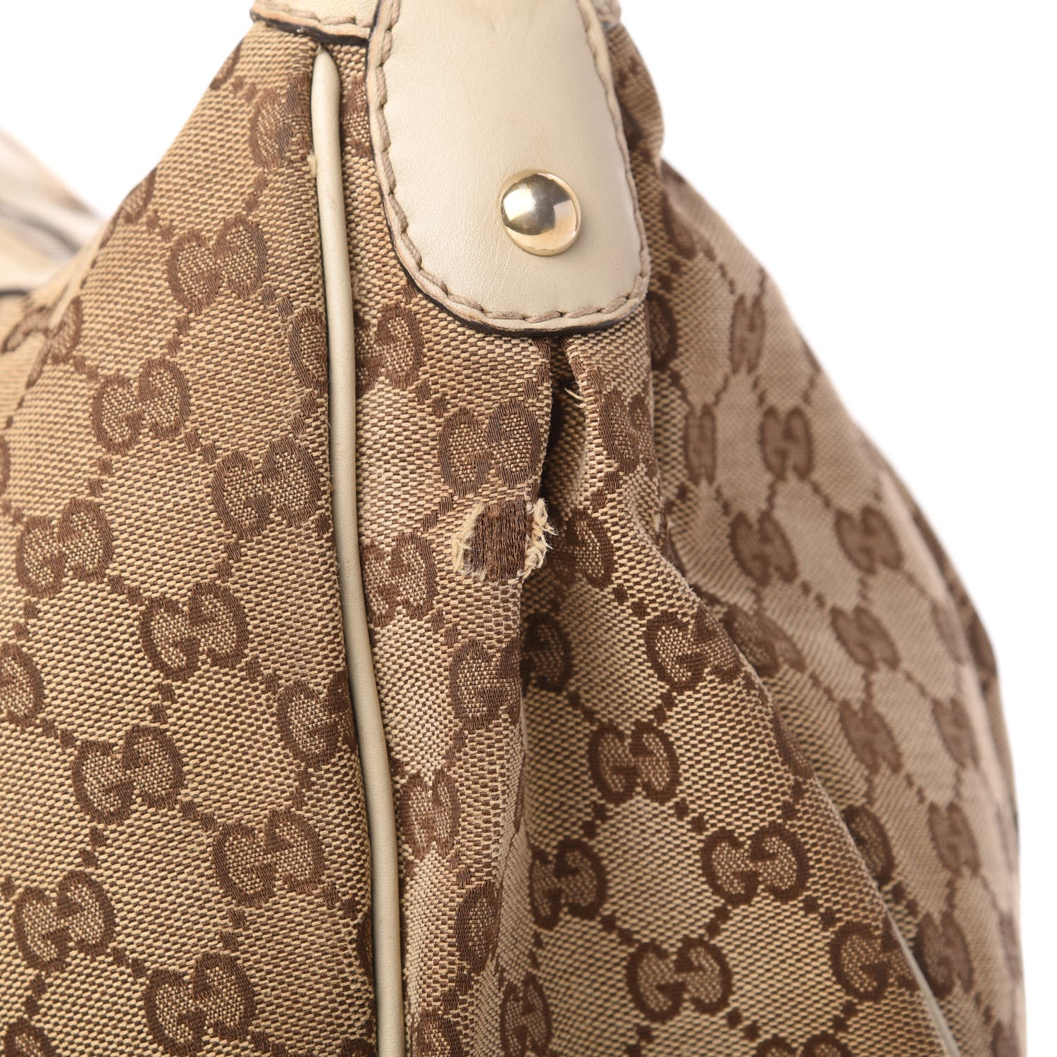 Gucci Monogram Medium Sukey Hobo Off White 15 of 15