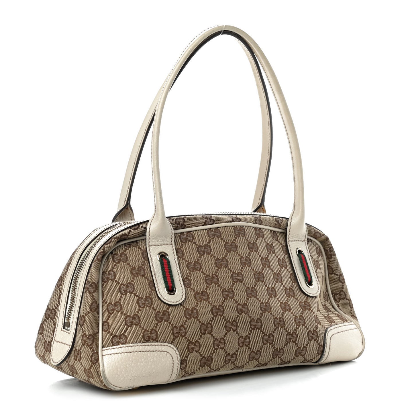 Monogram Small Princy Satchel Off White