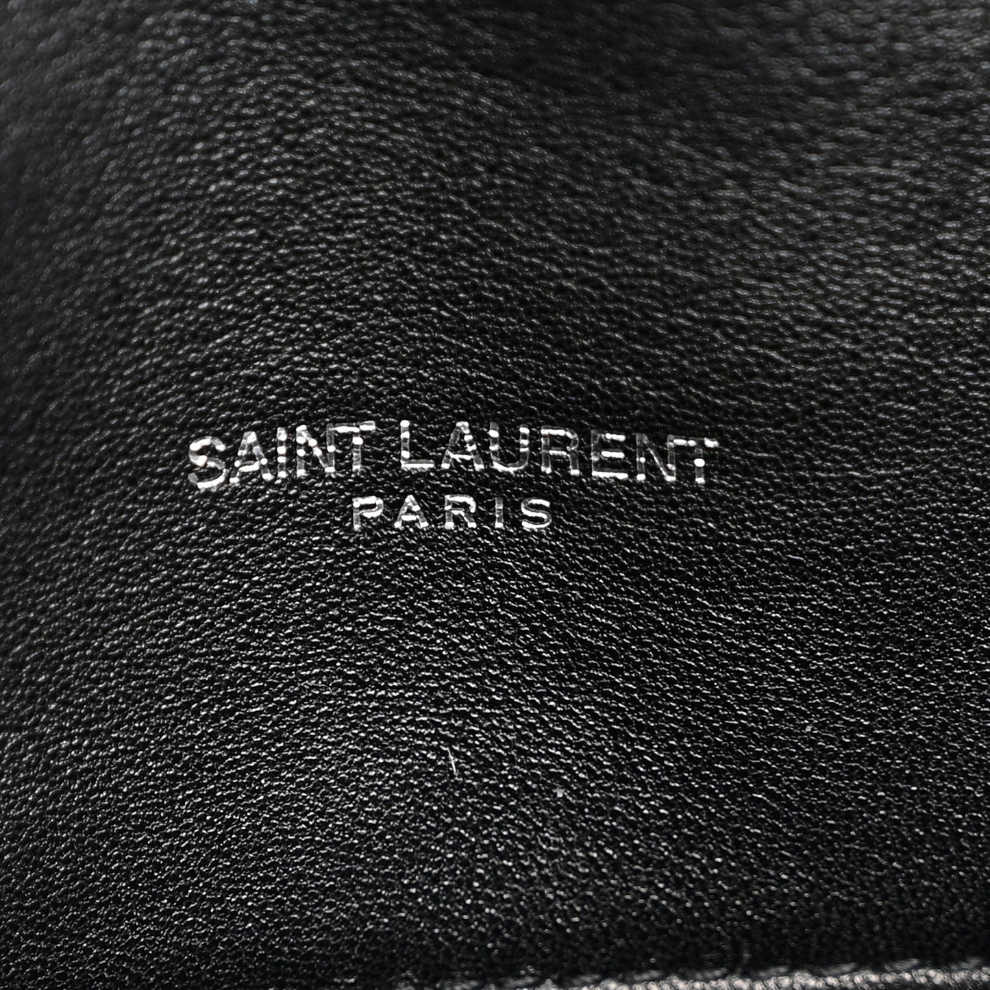 Lambskin Quilted Medium Loulou Puffer Monogram Chain Satchel Black