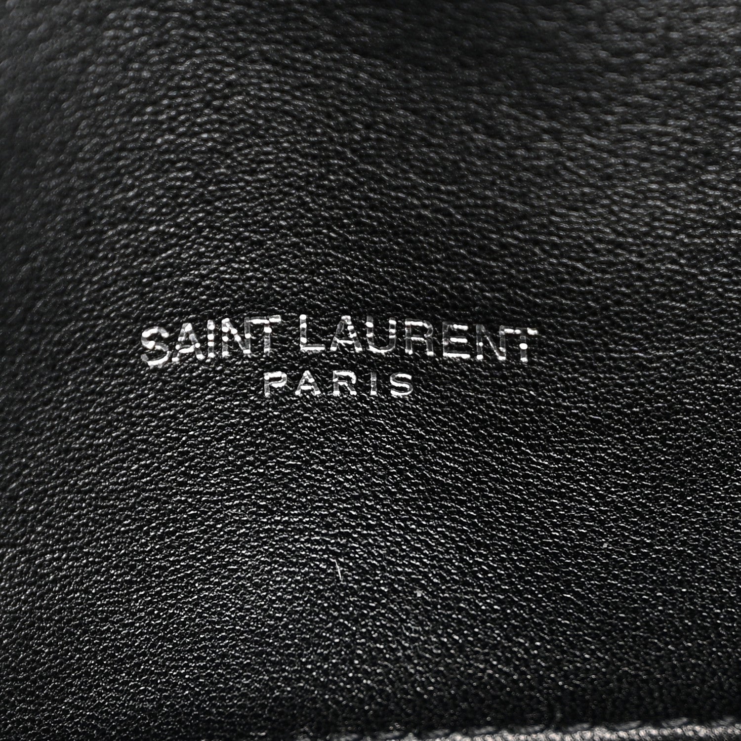 Saint Laurent Lambskin Quilted Medium Loulou Puffer Monogram Chain Satchel Black 7 of 11