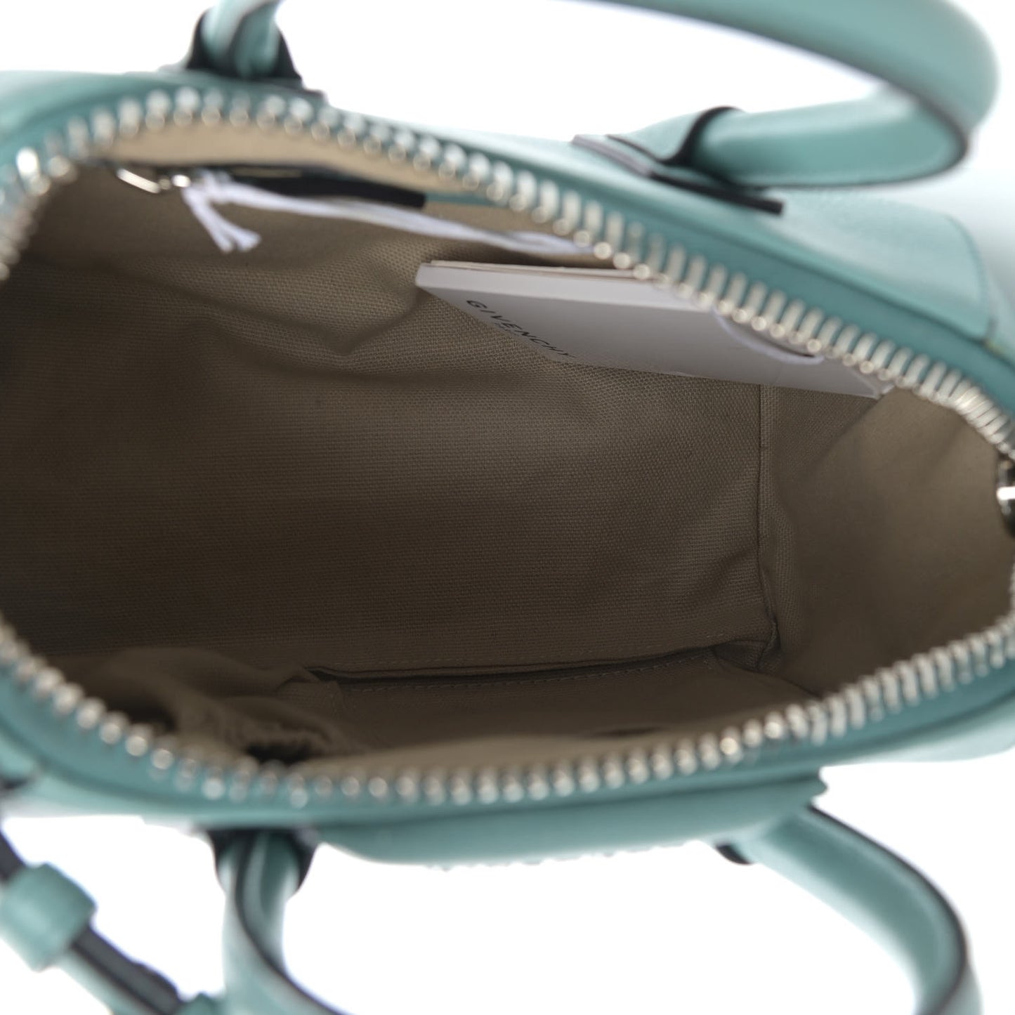 Sugar Goatskin Mini Antigona Aqua