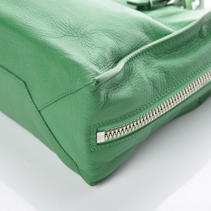 Balenciaga Veau Papier A6 Zip Around Tote Vert Trefle 14 of 15