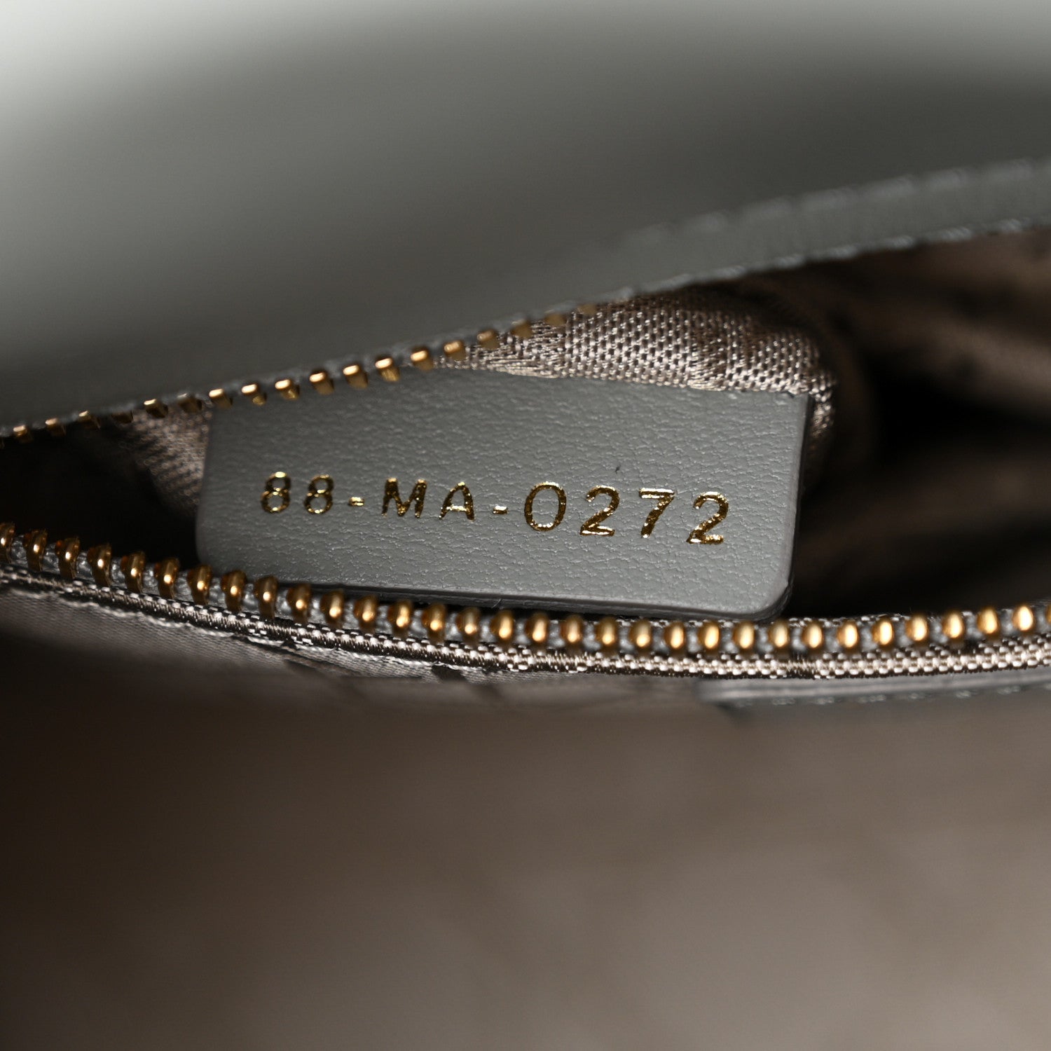 Christian Dior Lambskin Cannage Small My ABCDior Lady Dior Grey 7 of 11