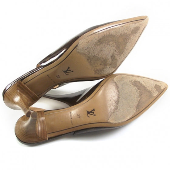 Gina Monogram Mini Heels 39