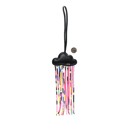 Hermes Swift Silk Twill Cord Cloud Bag Charm Black 2 of 4