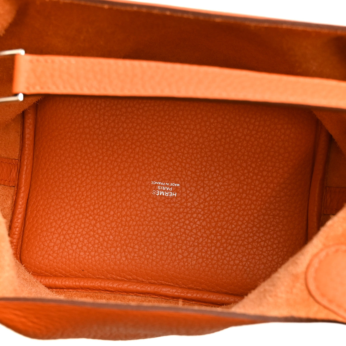 Hermes Taurillon Clemence Picotin Lock 18 PM Orange 5 of 14