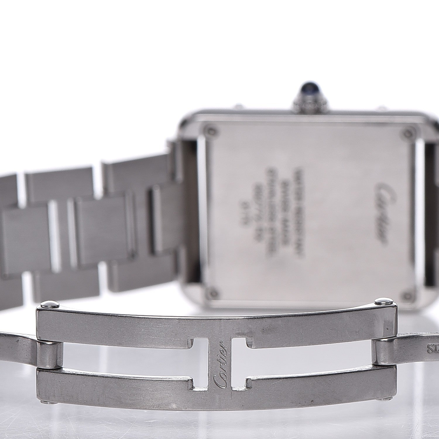 Cartier Stainless Steel 24mm Tank Solo Quartz Watch 5 of 9