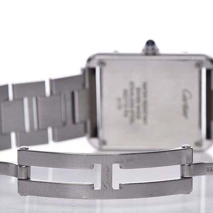 Cartier Stainless Steel 24mm Tank Solo Quartz Watch 5 of 9