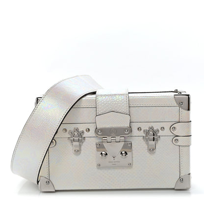 Louis Vuitton Karung Petite Malle White Petrol 1 of 9