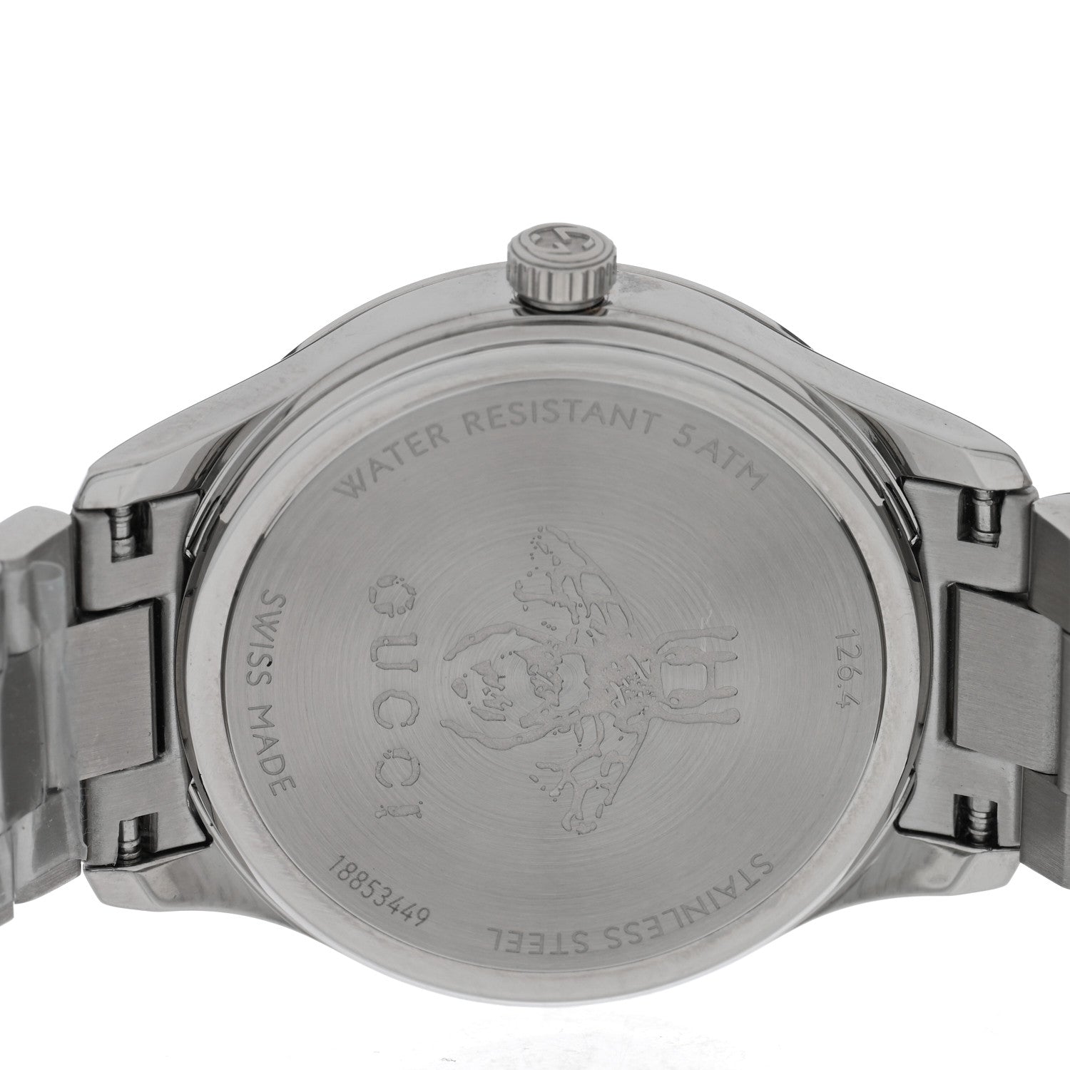 Gucci Stainless Steel Malachite 32mm G-Timeless Bee Quartz Watch 4 of 5