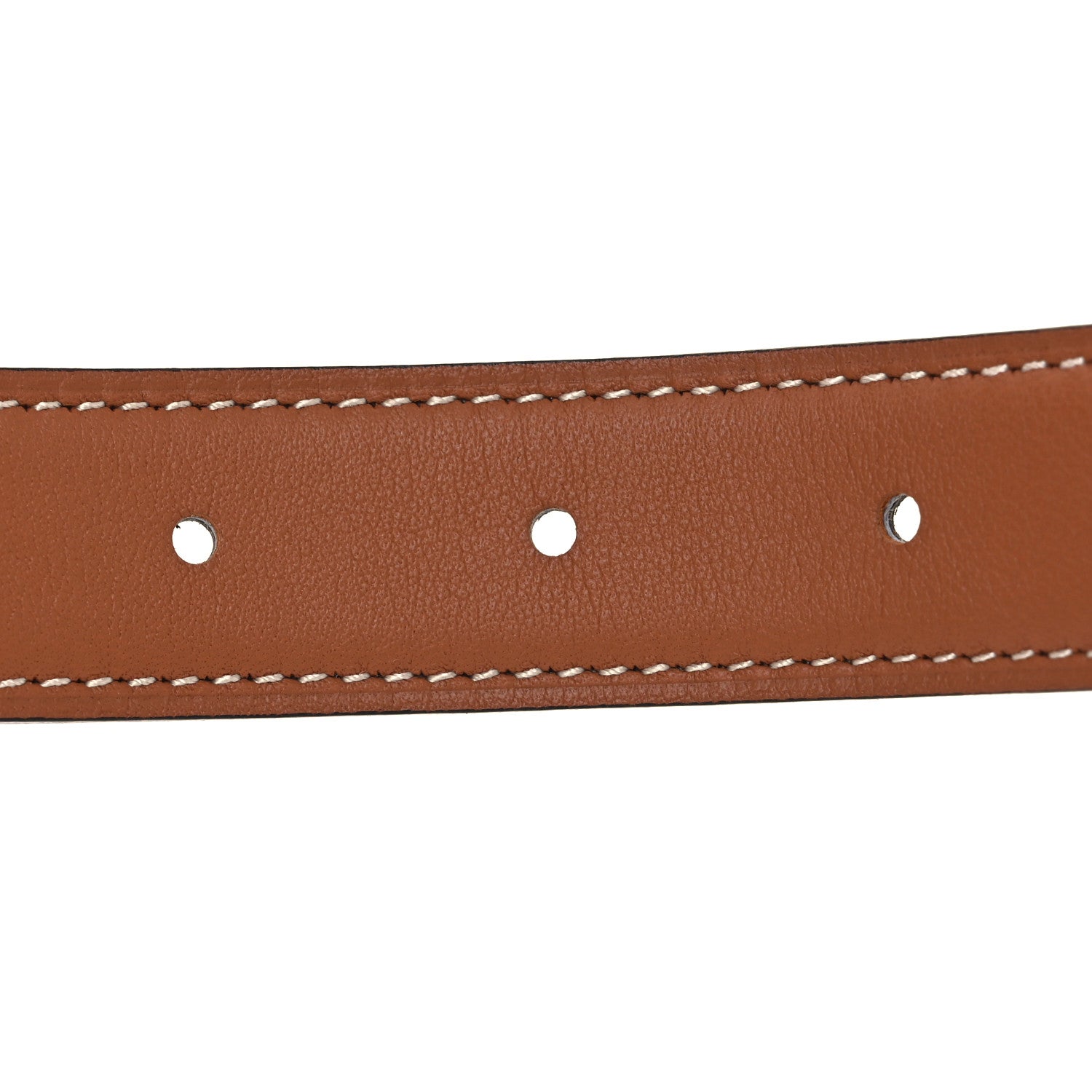 Hermes Swift Epsom 24mm H Torsade Belt 85 34 Etoupe Gold 3 of 6