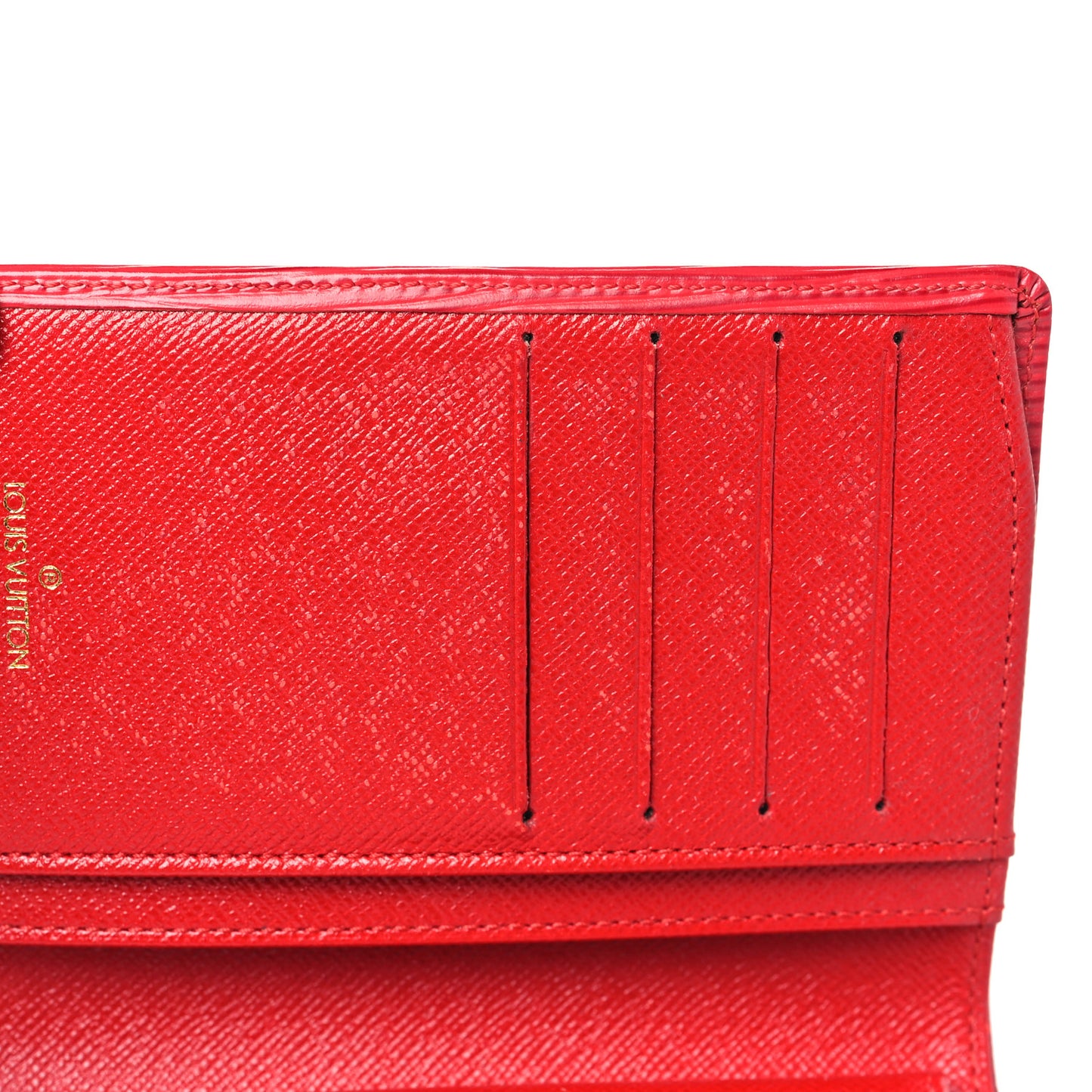 Epi French Purse Wallet Castillan Red
