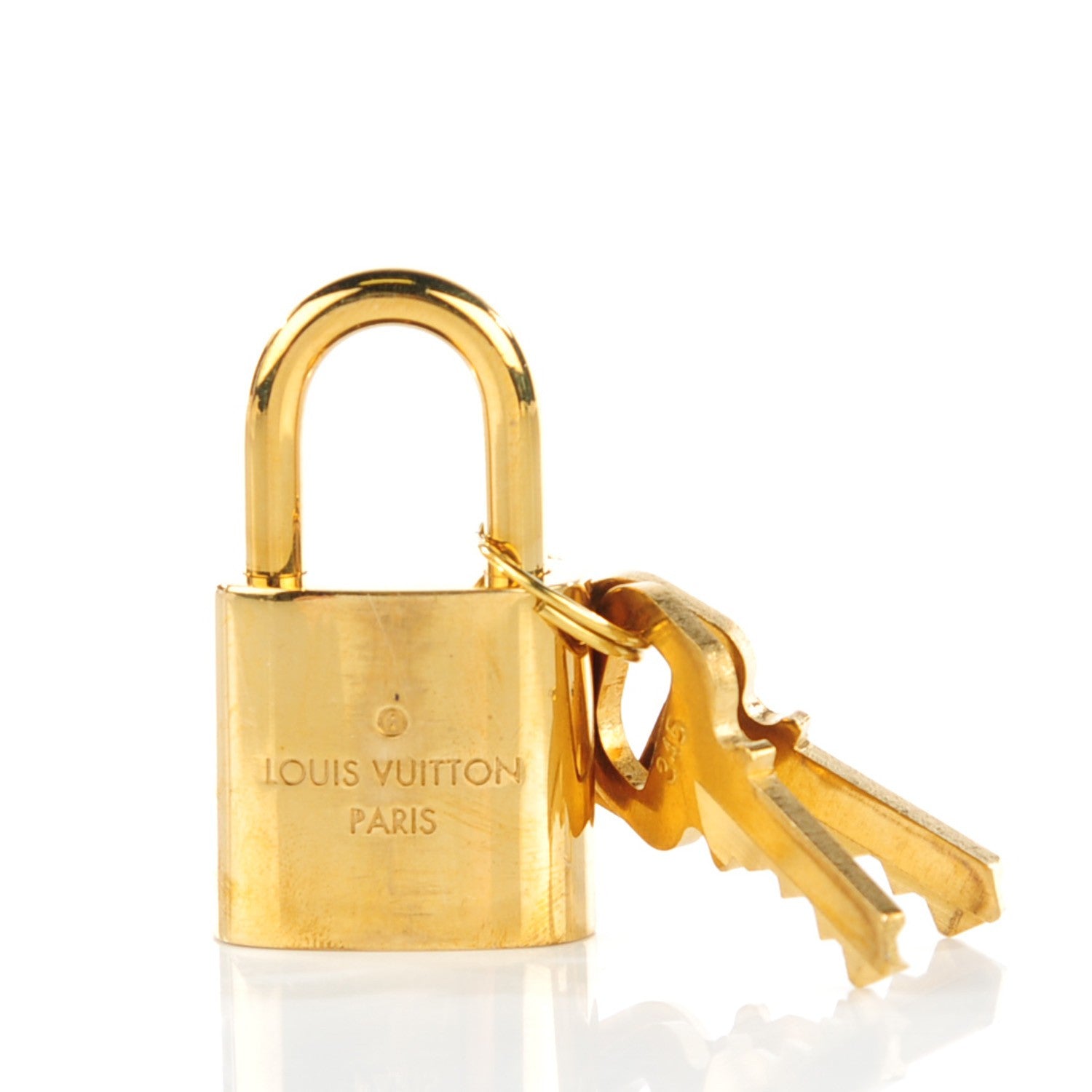 Louis Vuitton Brass Lock and Key Set #345 2 of 3