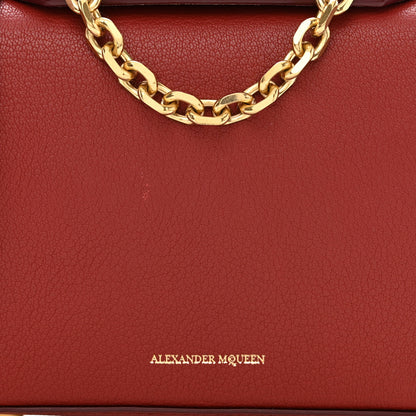 Alexander McQueen Silky Amish Grained Box Shoulder Bag 16 Lacquered Red 9 of 12