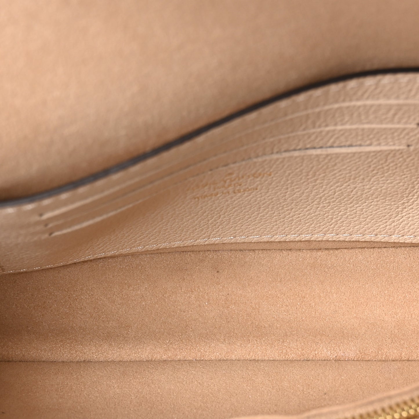 Empreinte Monogram Giant Ivy Wallet On Chain Cream