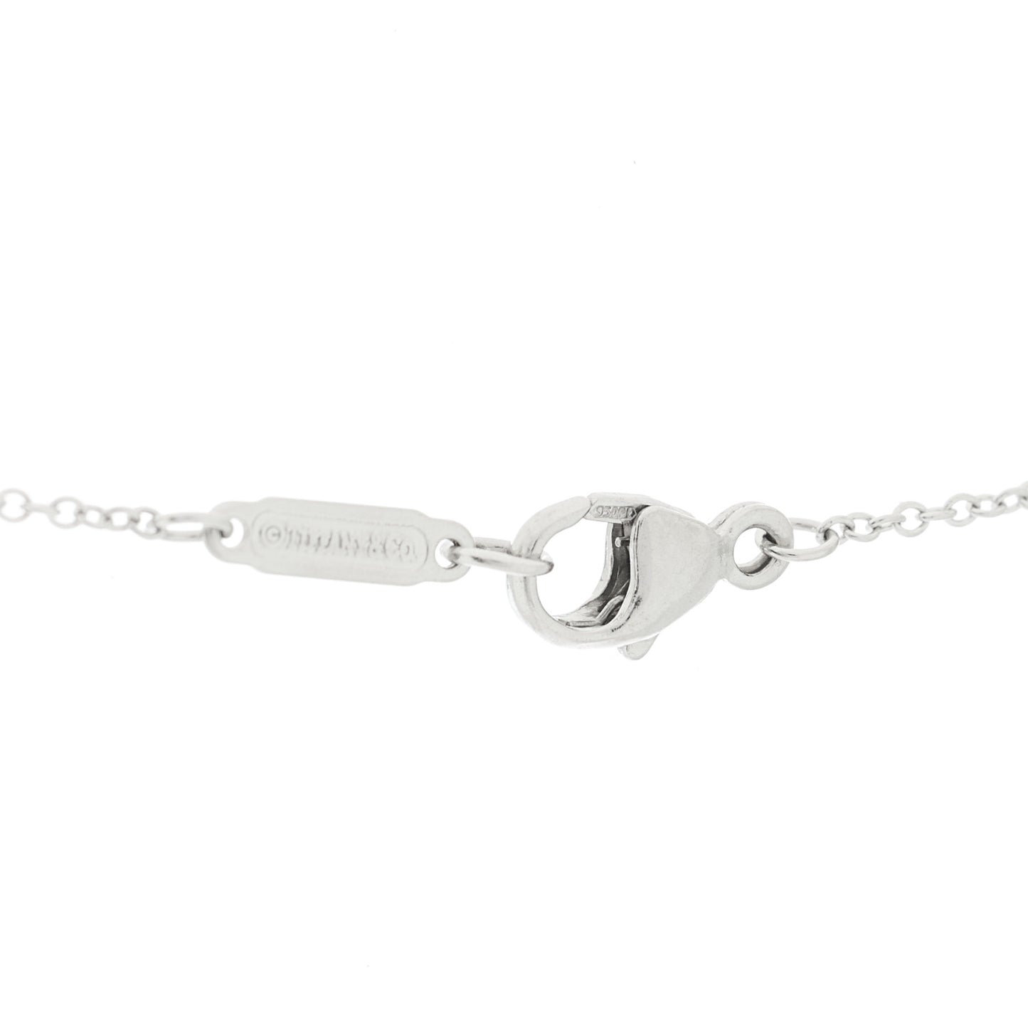 Platinum Diamond Large Cross Pendant Necklace
