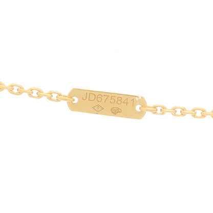 Van Cleef & Arpels 18K Yellow Gold Diamond Vintage Alhambra Pendant Necklace 4 of 6