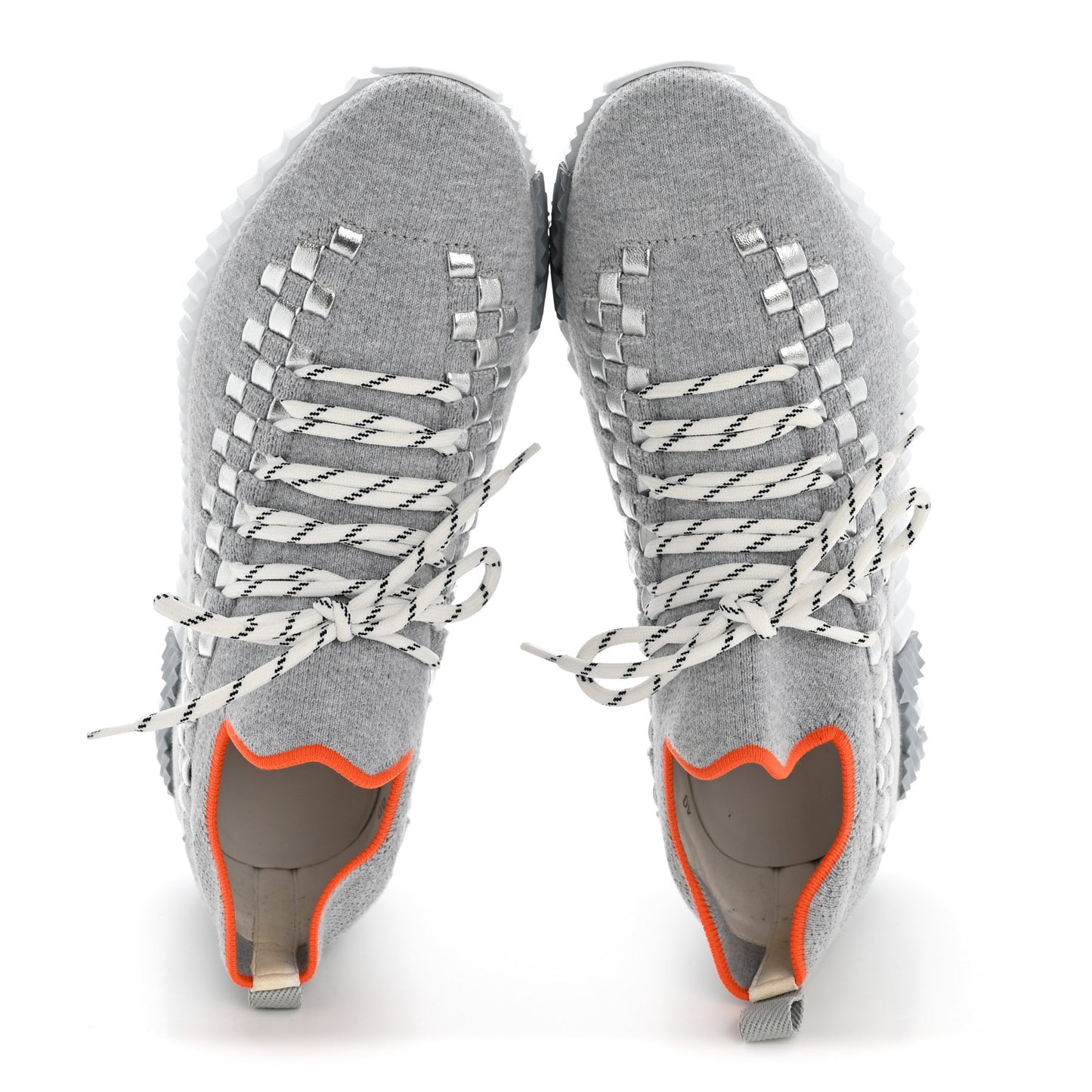 Knit Womens Flex Bolduc Sneakers 40 Gris Silex