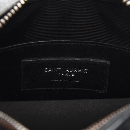 Saint Laurent Sheepskin Chevron Small Camera Bag Black 6 of 6