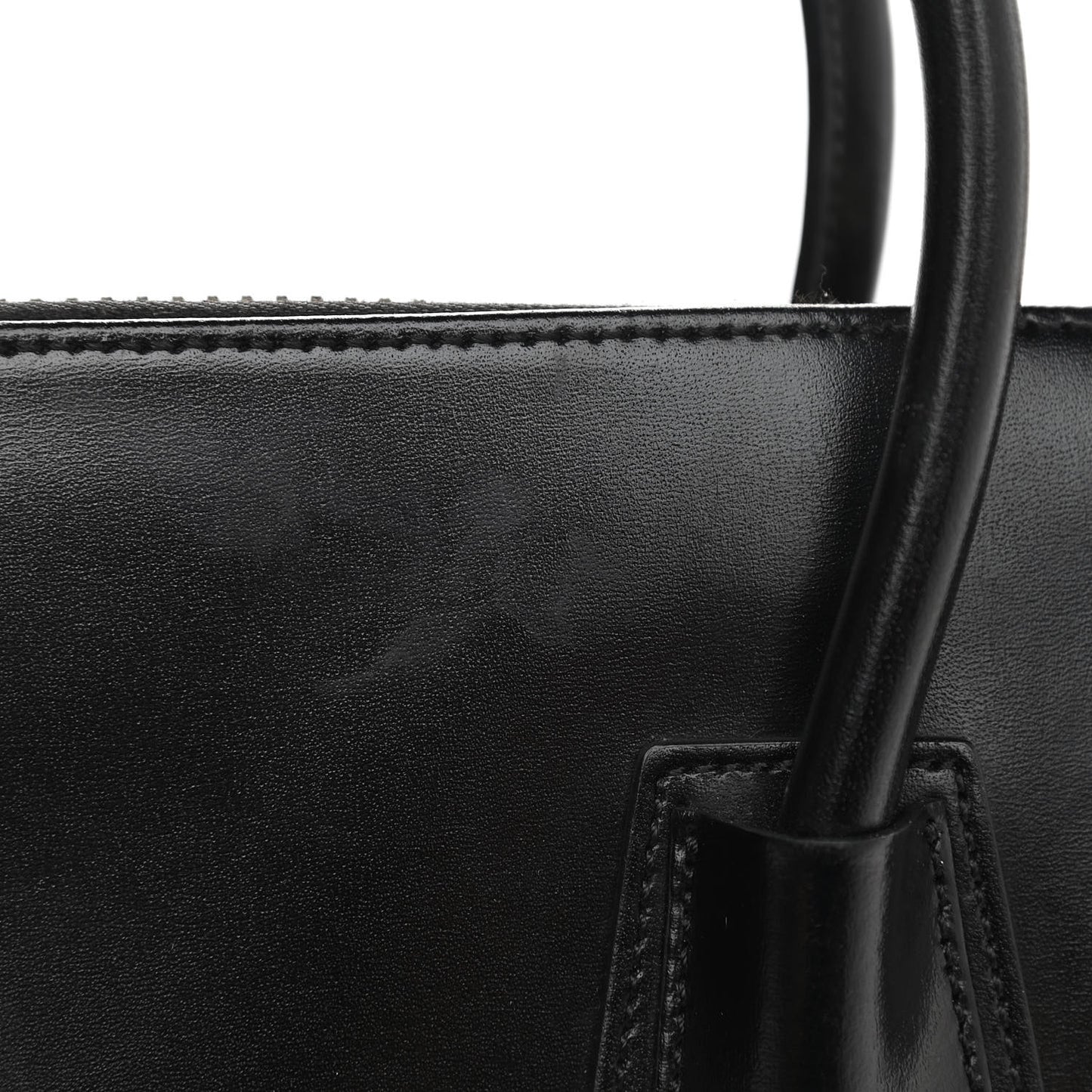 Shiny Lord Calfskin Medium Antigona Black