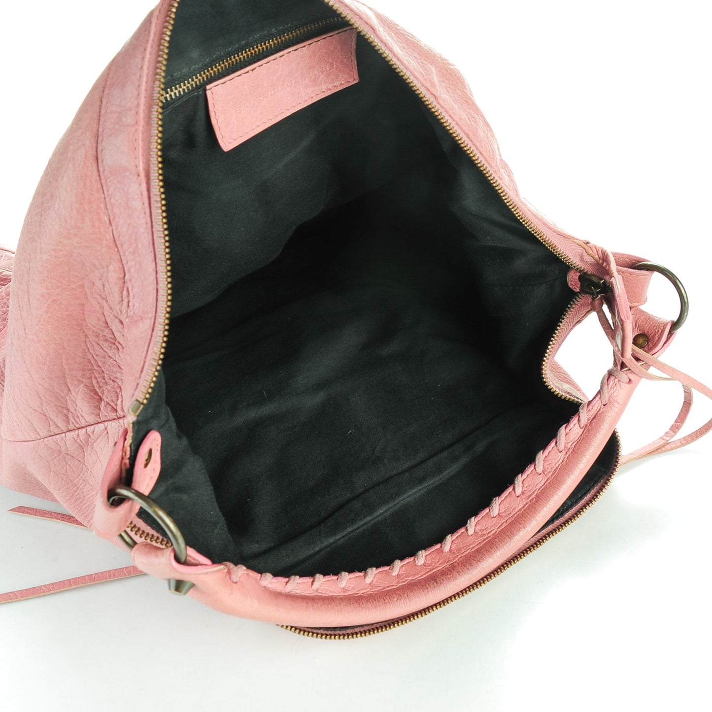 Agneau Classic Hardware Day Hobo Rose Bruyere