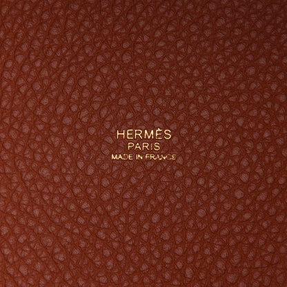 Hermes Taurillon Clemence Picotin Lock 18 PM Cuivre 6 of 9