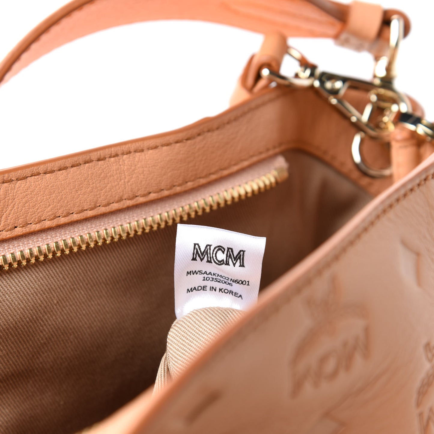Calfskin Ottomar Monogram Medium Klara Shoulder Bag Sandstone