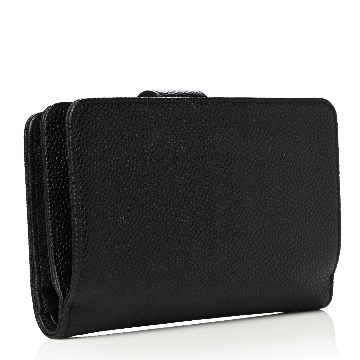 Chanel Caviar Timeless CC Zipped Pocket Wallet Black 3 of 11