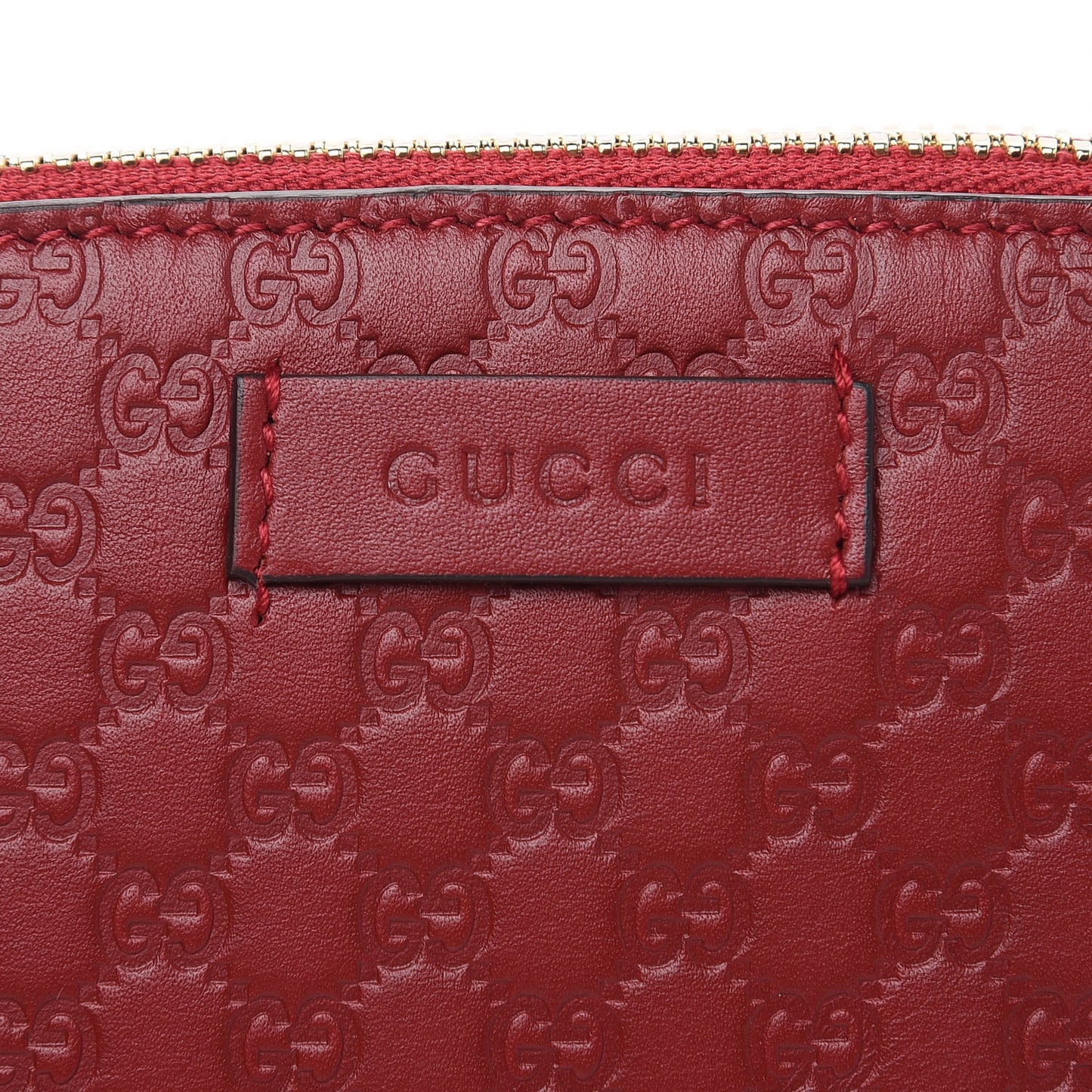 Microguccissima GG Cosmetic Case Red