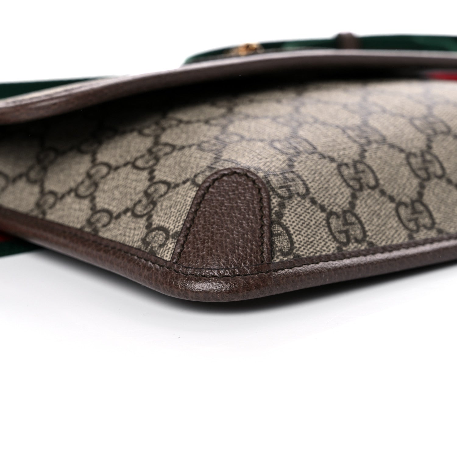 Gucci GG Supreme Monogram Neo Vintage Web Belt Bag Brown 10 of 12