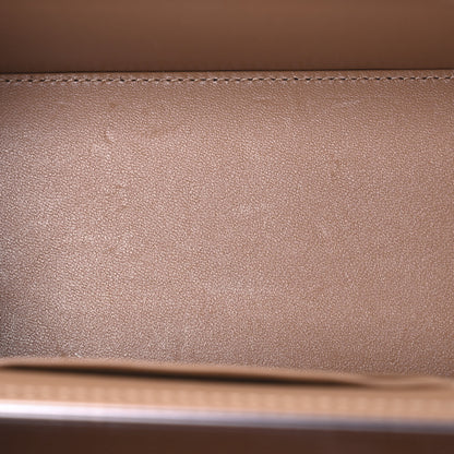 Chanel Lambskin Quilted Small Top Handle Vanity Case With Chain Ecru Dark Beige 7 of 13