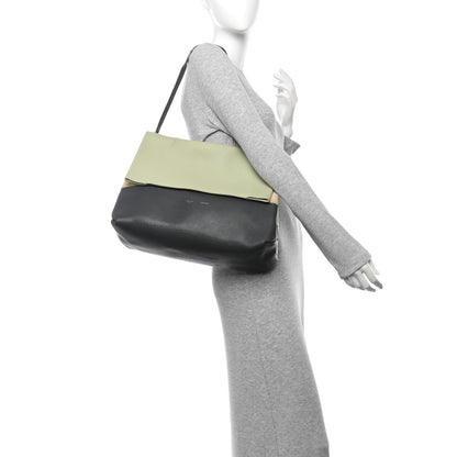 Celine Calfskin Suede All Soft Shoulder Bag Pistachio 2 of 9