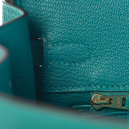 Hermes Togo Birkin 25 Vert Verone 29 of 37