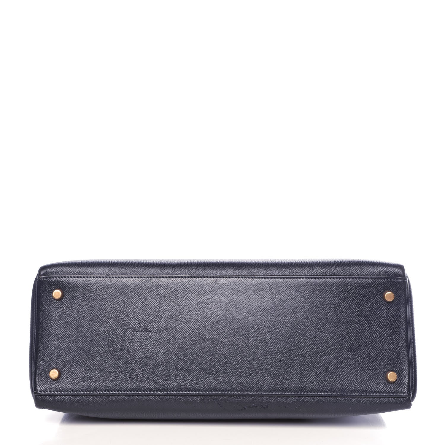 Hermes Courchevel Kelly Retourne 35 Bleu Marine 7 of 44