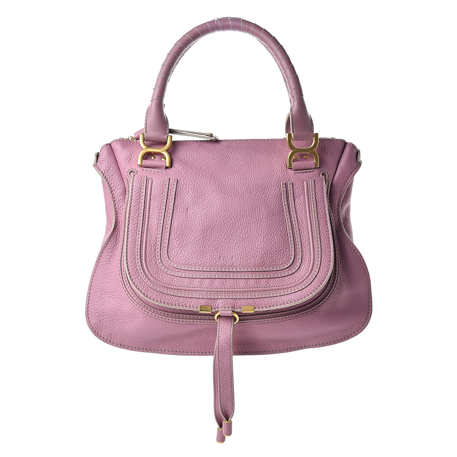 Chloe Calfskin Medium Marcie Satchel Velvet Mauve 1 of 11