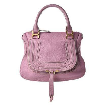 Chloe Calfskin Medium Marcie Satchel Velvet Mauve 1 of 11