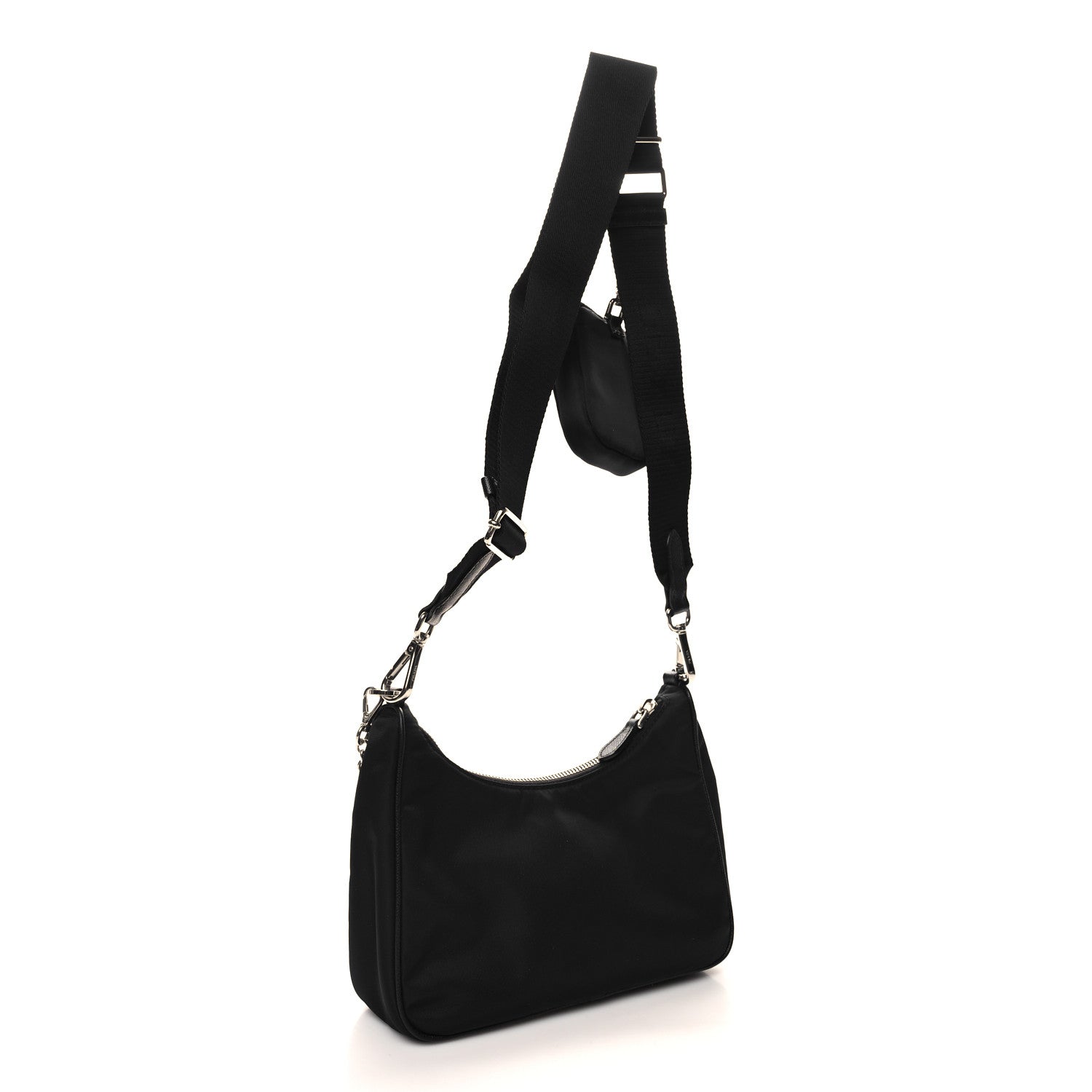 Prada Nylon Re-Edition 2005 Shoulder Bag Black 3 of 10