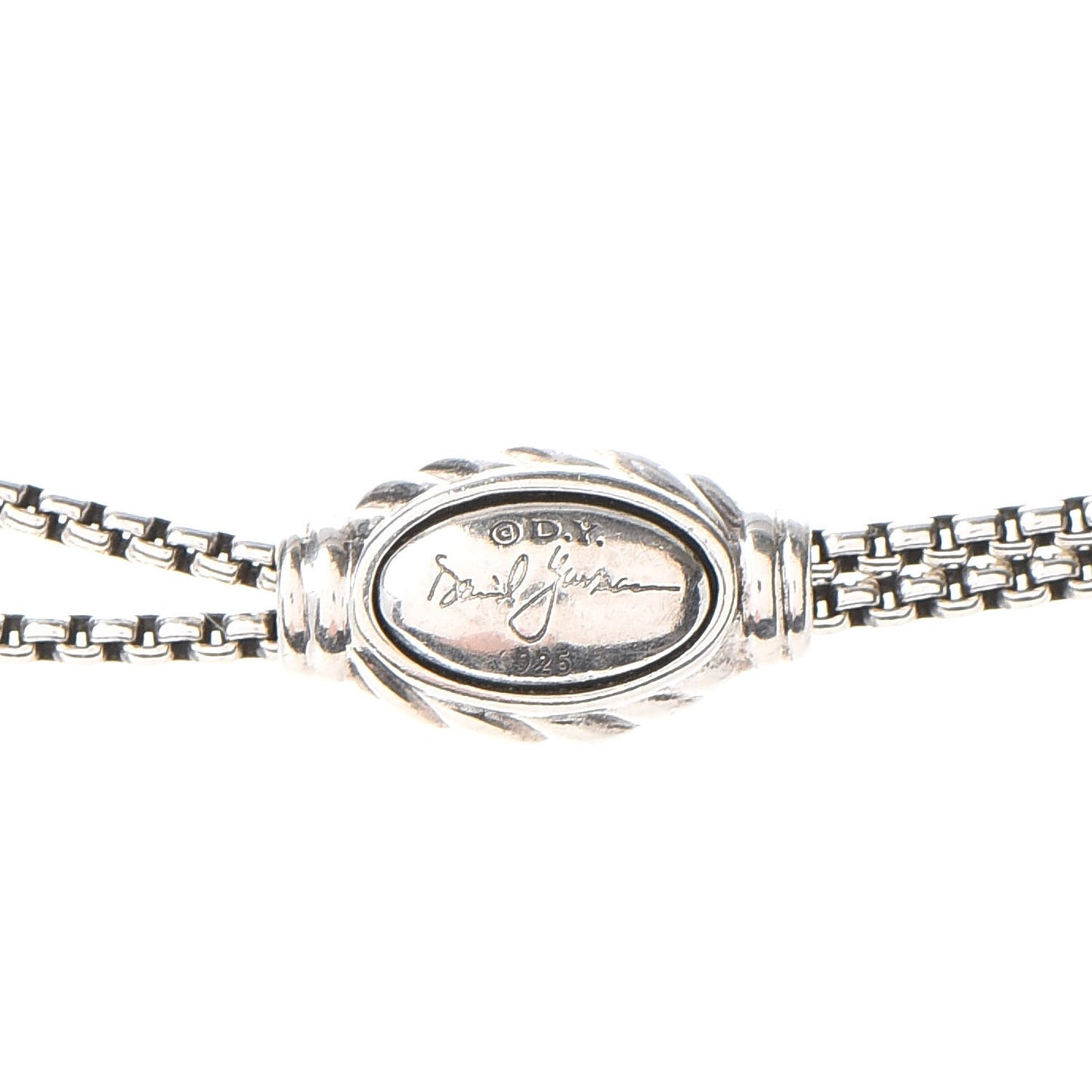 DAVID YURMAN Sterling Silver Diamond Starburst Y Necklace
