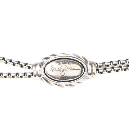 Tiffany DAVID YURMAN Sterling Silver Diamond Starburst Y Necklace 6 of 6