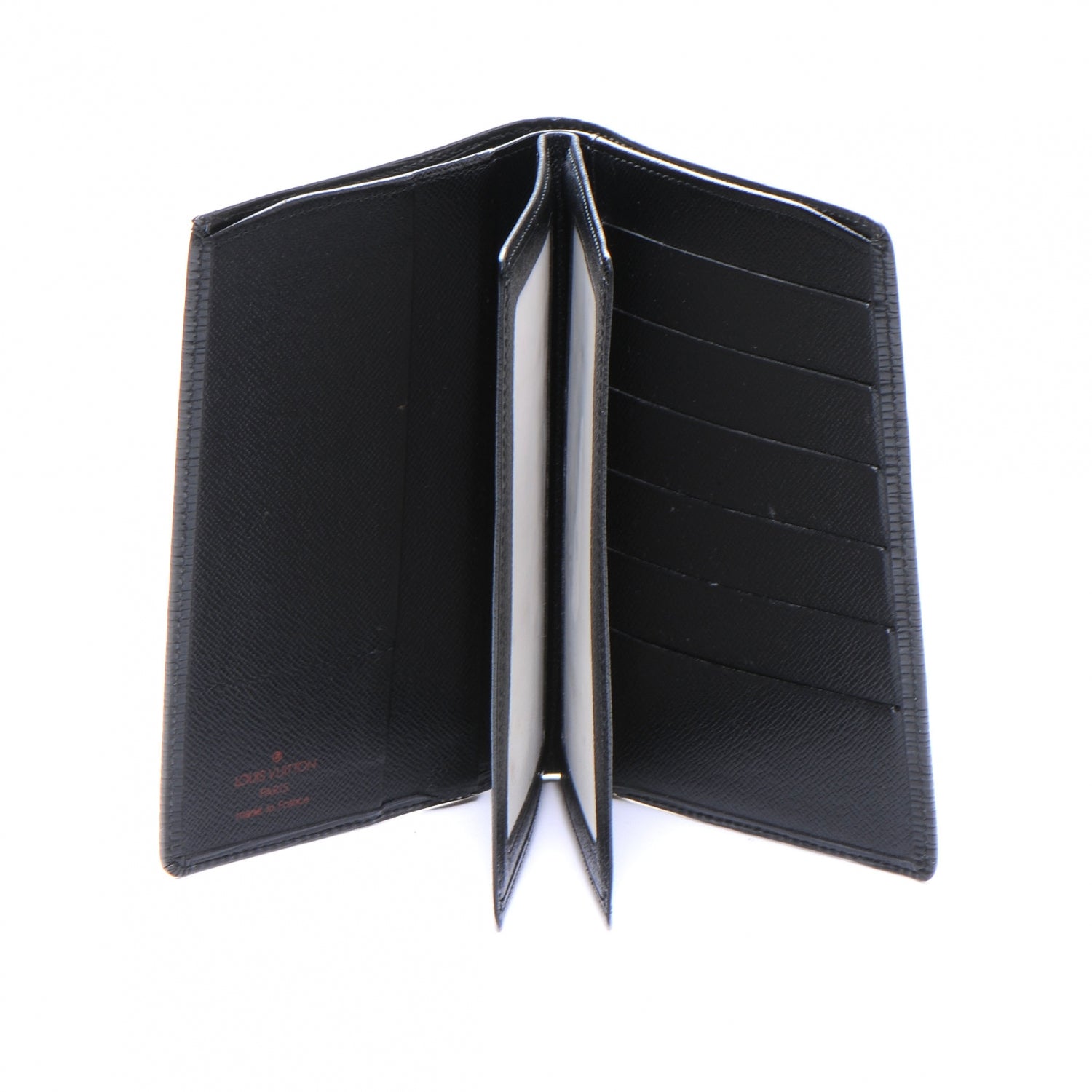 Louis Vuitton Epi Billfold Wallet 6 Cards Slots Black 5 of 9