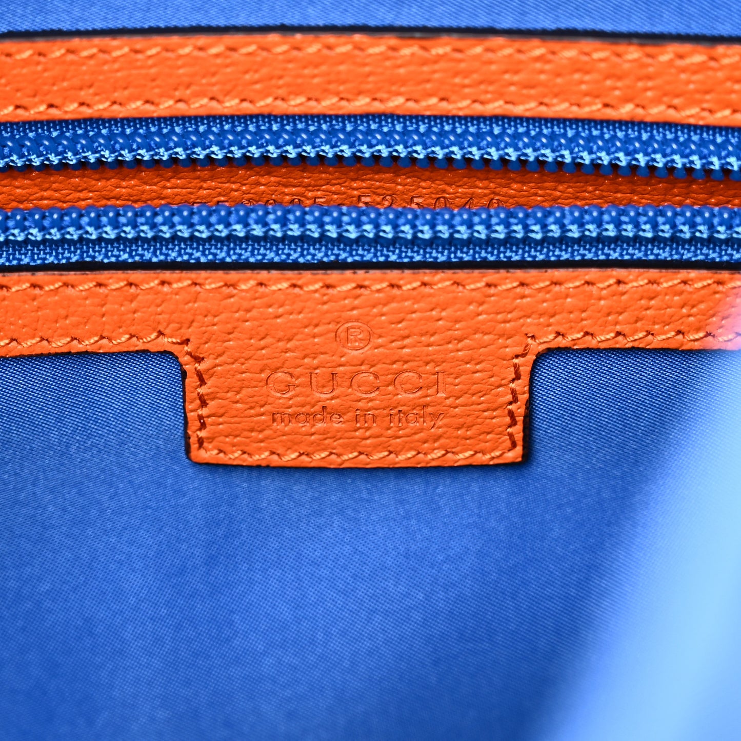 Jersey GG Monogram All Over Pan Sport Double Buckle Backpack  Blue Multicolor
