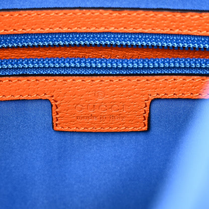 Gucci Jersey GG Monogram All Over Pan Sport Double Buckle Backpack  Blue Multicolor 6 of 10