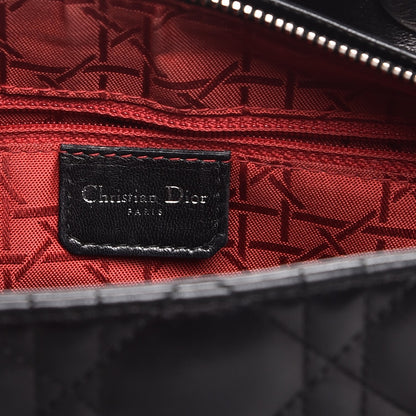 Christian Dior Lambskin Cannage Medium Lady Dior Black 7 of 12