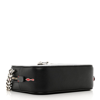 Christian Louboutin Empire Calfskin Mini Rubylou Crossbody Black Red 4 of 10