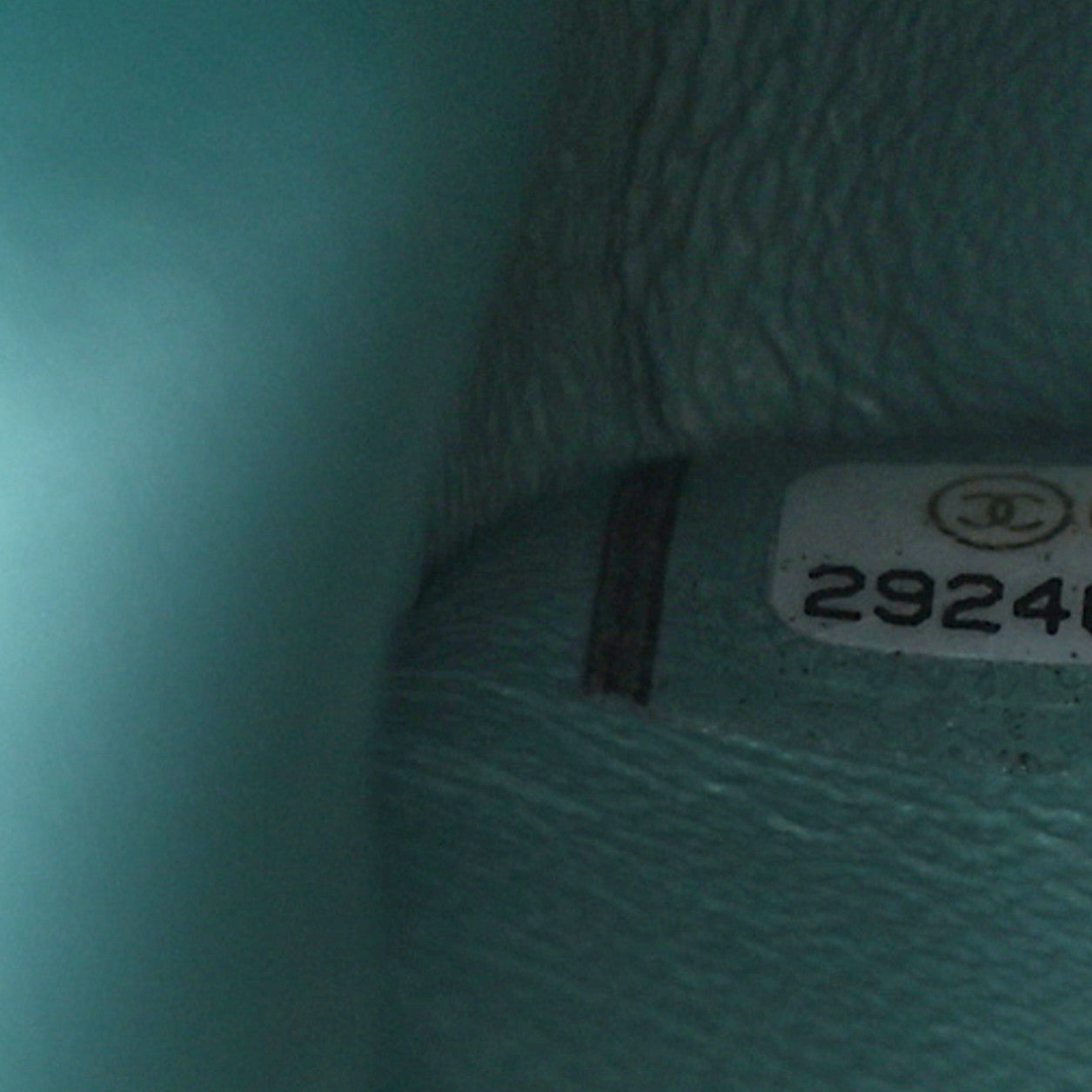 Chanel Caviar Quilted Medium Double Flap Light Blue 7 of 9