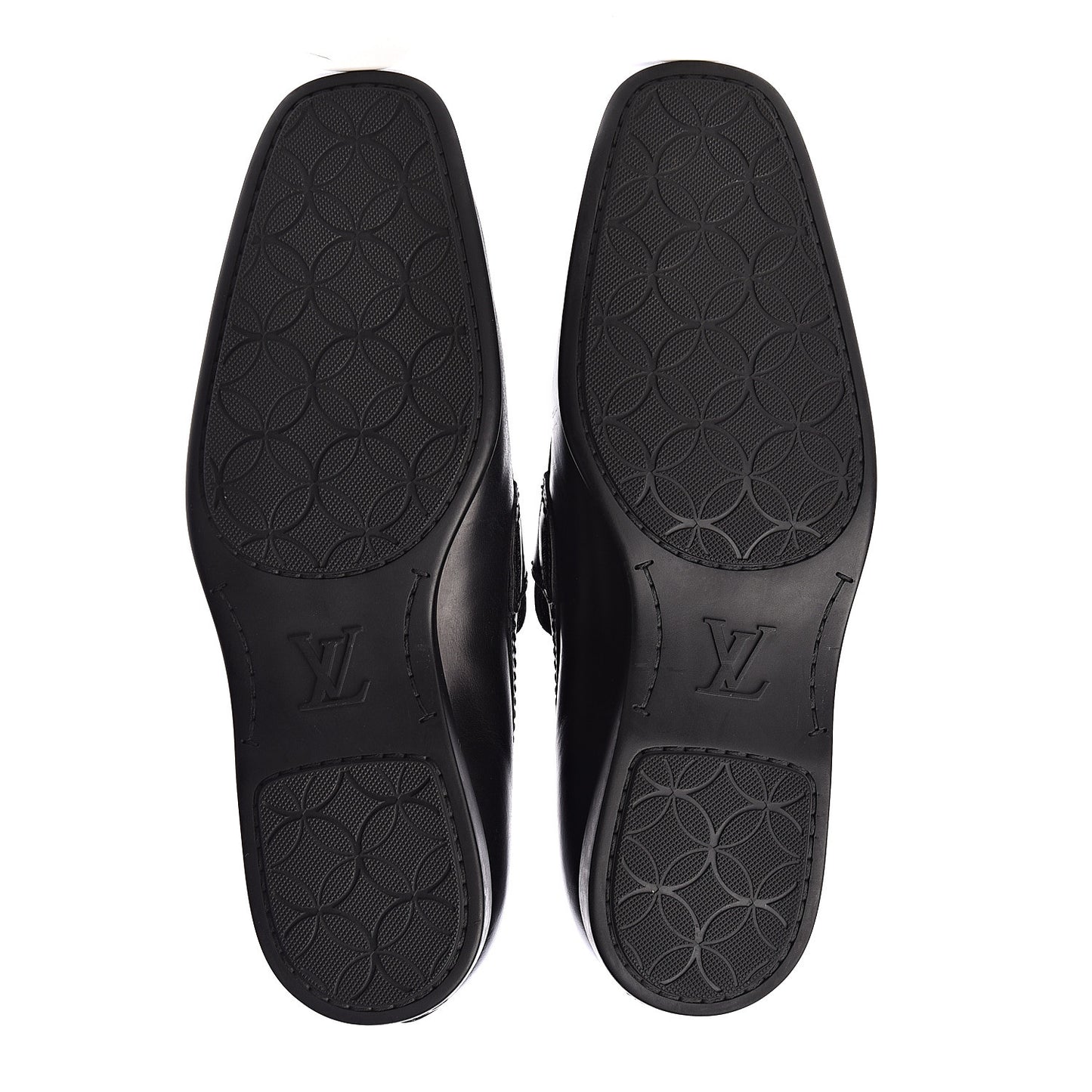 Calfskin Mens Loafers 7 Black
