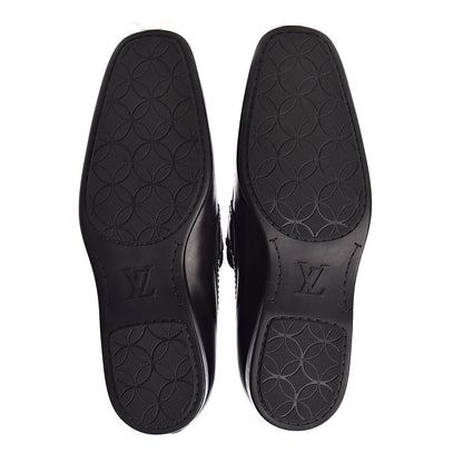 Louis Vuitton Calfskin Mens Loafers 7 Black 7 of 11