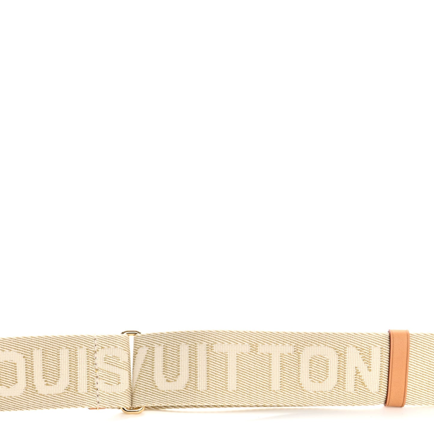 Nylon Coussin Shoulder Strap Beige