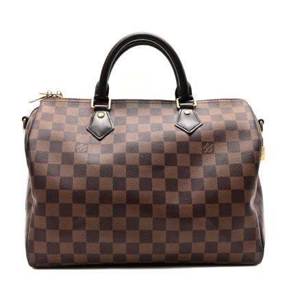 Louis Vuitton Damier Ebene Speedy Bandouliere 30 1 of 9