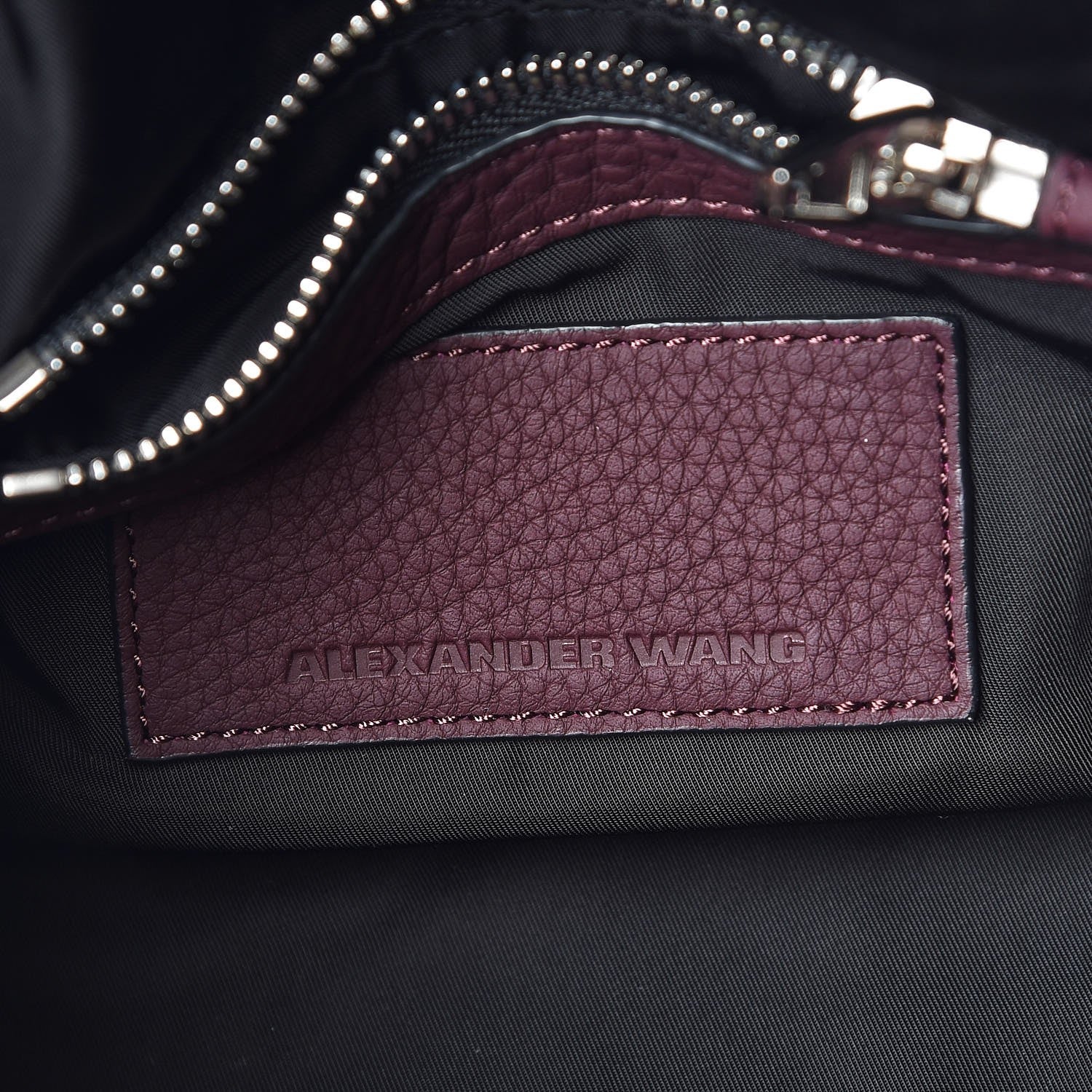 Alexander Wang Pebbled Calfskin Mini Rockie Matte Oxblood 7 of 7